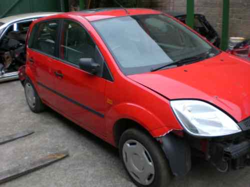 Ford Fiesta Door Window Glass Front Drivers Side -  - Ford Fiesta 2003 Petrol 1.4L Manual 5 Speed 5 Door Manual Mirrors, Manual Windows, With Air Con, Red
